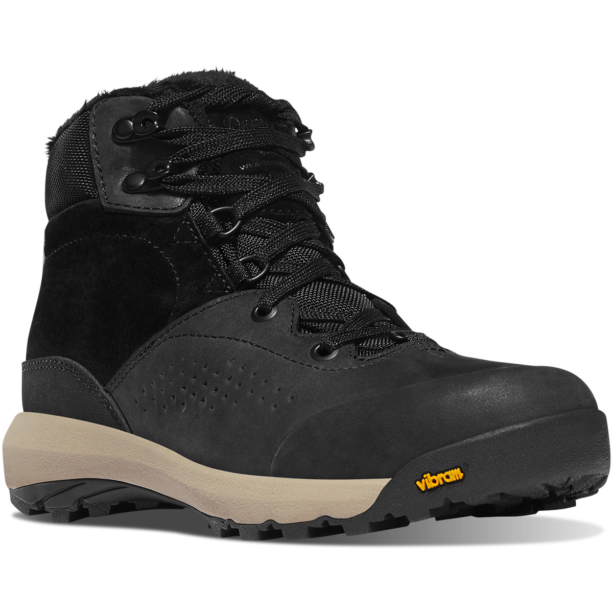 Danner Inquire Mid Insulated Black Hiking Boots Womens - South Africa 80497FWHO